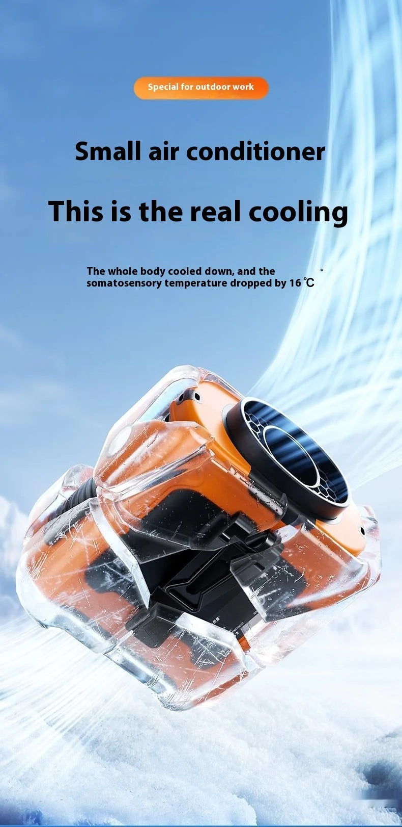 ProCool Portable Waist Hanging Fan - Ultimate Hands-Free Cooling